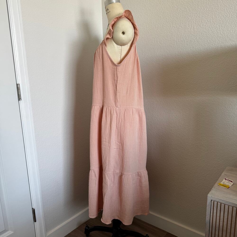 4Our Dreamers | NWT Cotton Gauze Boho Maxi Dress size S - Picture 4 of 8